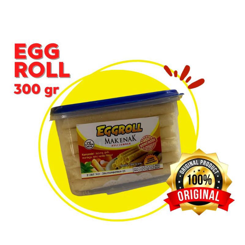 

Murah EEG ROLLS Mak enak Asli jember 300g