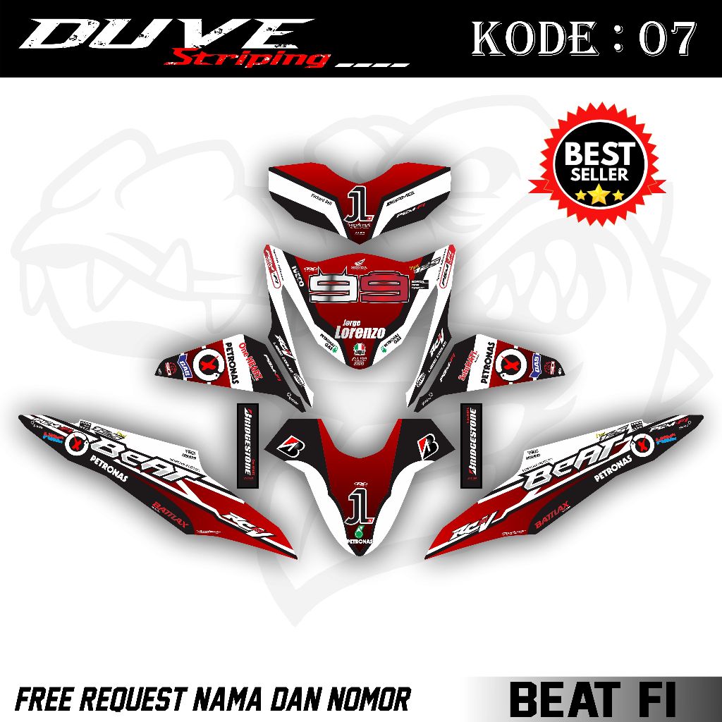 Decal Beat FI Full Body - Decal Beat FI. DV.07