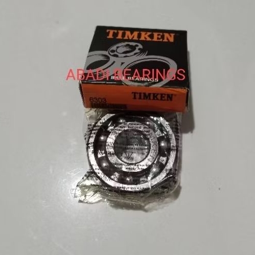 BALL BEARING 6303 POLOS TANPA TUTUP TIMKEN ASLI