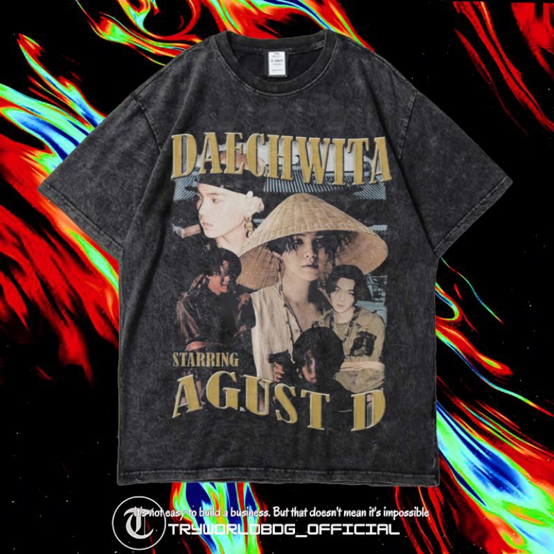 KAOS OVERSIZED / KAOS WASHED / OVERSIZED T SHIRT / KAOS AGUST D DAECHWITA WASHING VINTAGE TEE