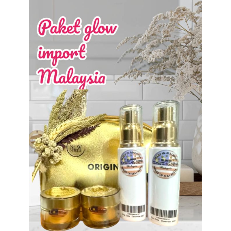 Glow import malaysia tas Emas
