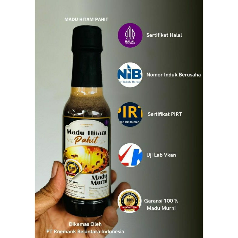 

Madu Hitam Pahit 350g
