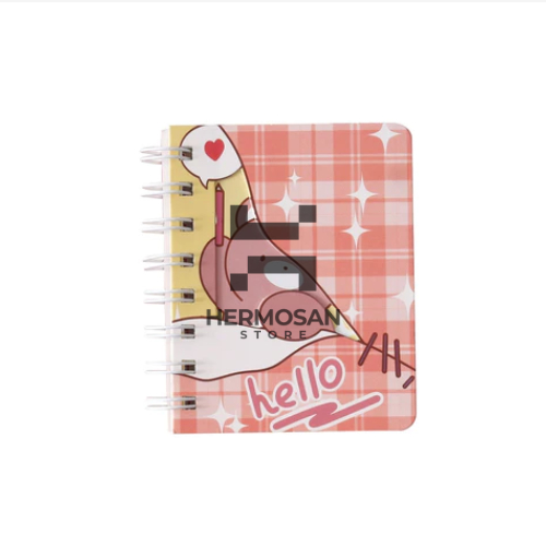 

A7 Mini Notebook Notepad Buku Mini Diary Book Catatan Journal Peralatan Alat Tulis Fungsional Desain Cover Menarik Lucu