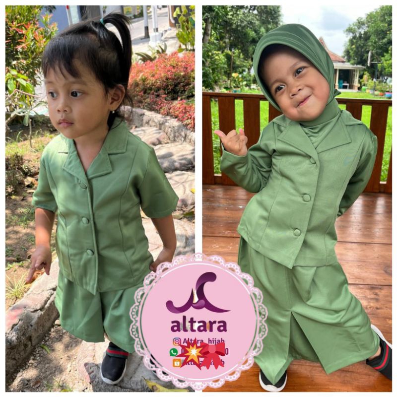 Baju anak persit baju Persit anak / Baju Persit muslim anak
