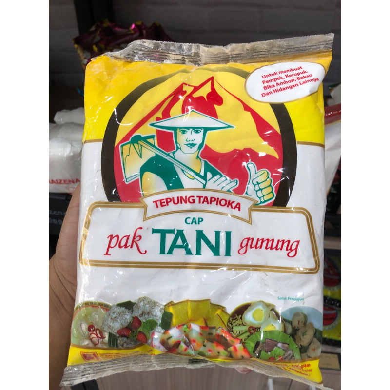 

Tepung tapioka cap pak tani gunung 500gr