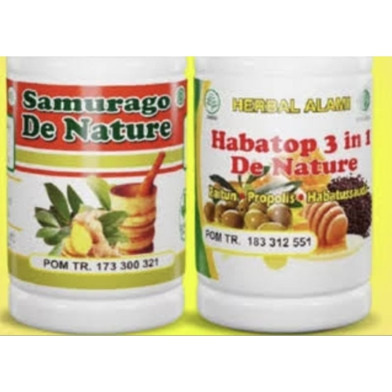 Samurago De Nature Habatop 3 in 1 de Herbal Alami POM Tr.