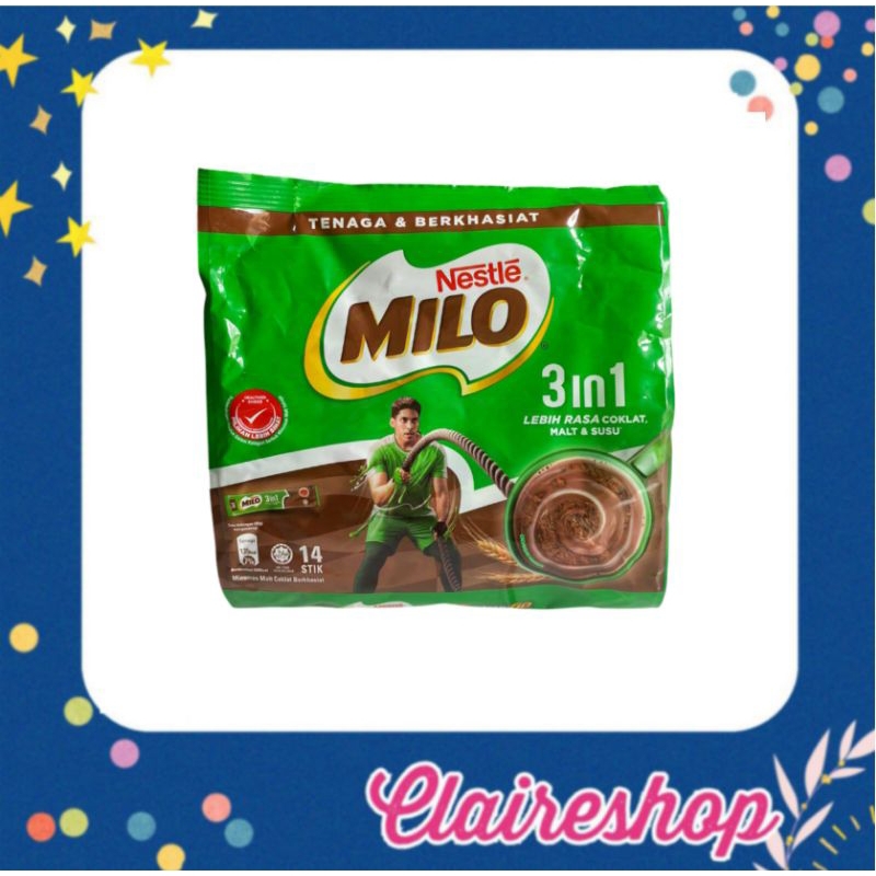 

nestle milo 3in1 14 stik