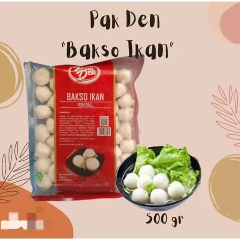 

Pak Den Bakso ikan/otak-otak/bakso ikan rasa lobster