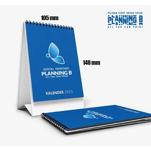 

Custom Kalender Meja Ukuran A6 (14.8 x 10.5 cm)
