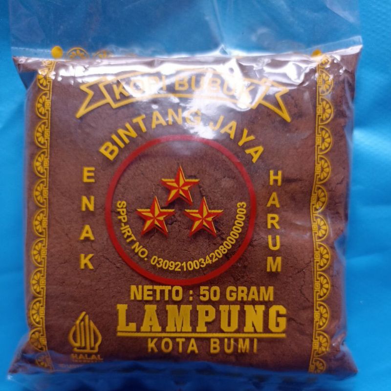 

kopi bintang lampung kotabumi 50 gram