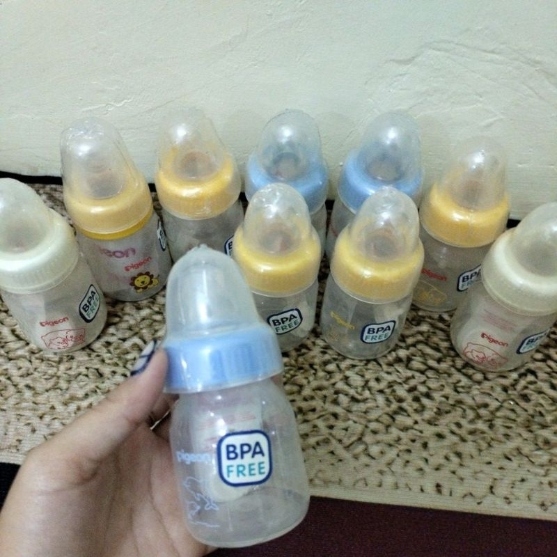PIGEON NEW BABY BOTOL 50ML. BOTOL SUSU PIGEON NEW BORN/ BOTOL SUSU NEW BORN / BOTOL SUSU BAYI BARU M