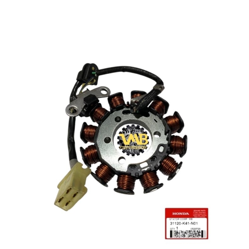 Stator Comp Spol Spool Spul New Supra X 125 Fi Blade 125 Fi Ds Denso 31220-K41-N01 Ori
