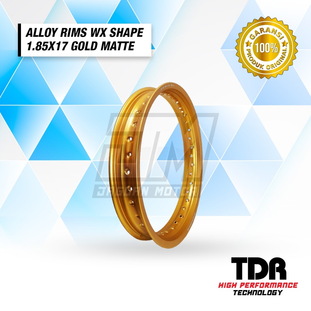 PROMO Velg TDR W Shape Gold Matte 1.85x17 & 2.50x17