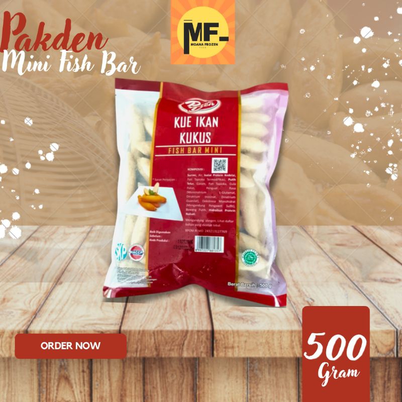 

Pakden - Mini fish Bar 500gr