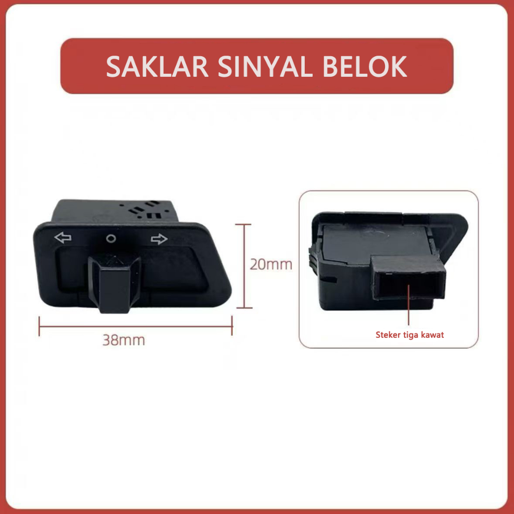 SAKLAR TOMBOL LAMPU SPIN SKYDRIVE SMASHSHOGUN 125 ASLI SGP M-K05