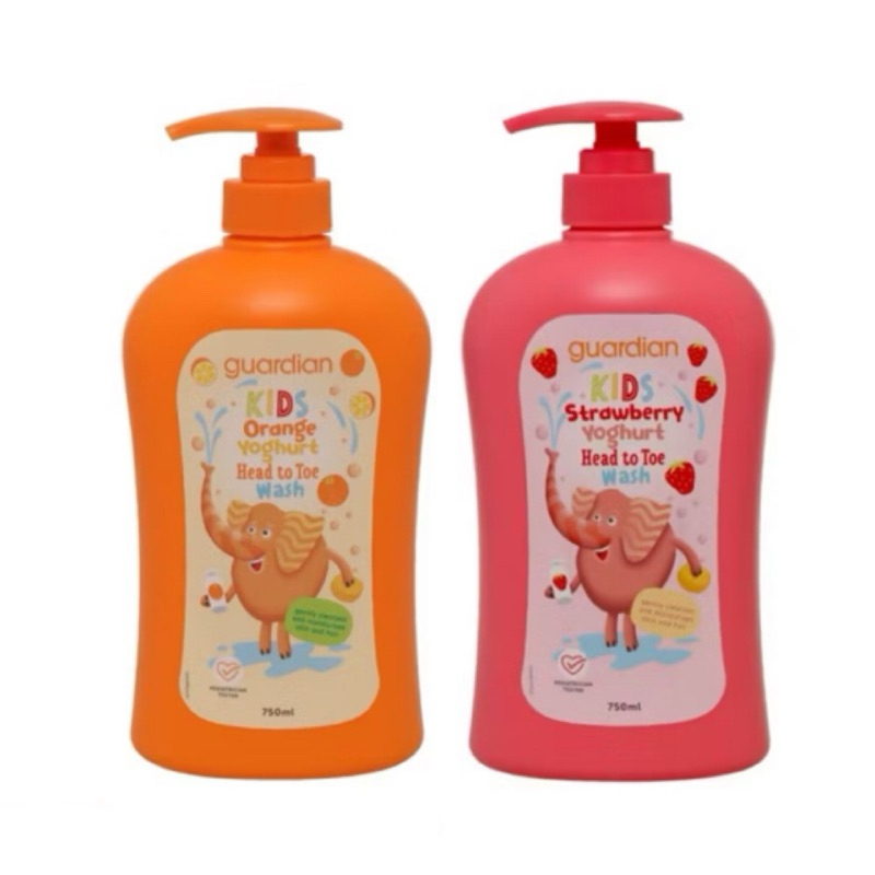 Guardian Kids Head To Toe 750ml | Sabun Shampoo Mandi Cair Anak