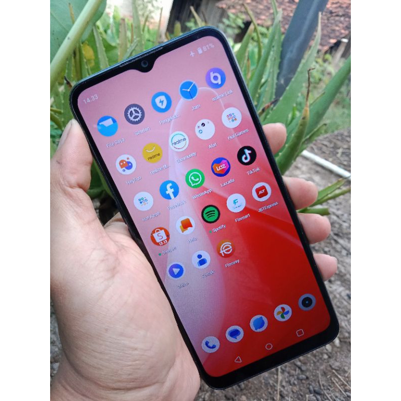 Realme C31 ram 4+1/64 Hp+Cas