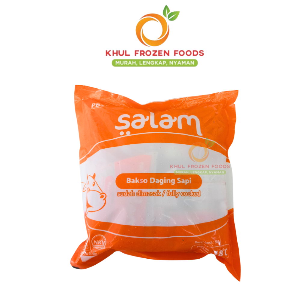 

Salam Bakso Sapi 500gr / SALAM / Bakso sapi / Bakso sapi frozen / Bakso frozen / Bakso