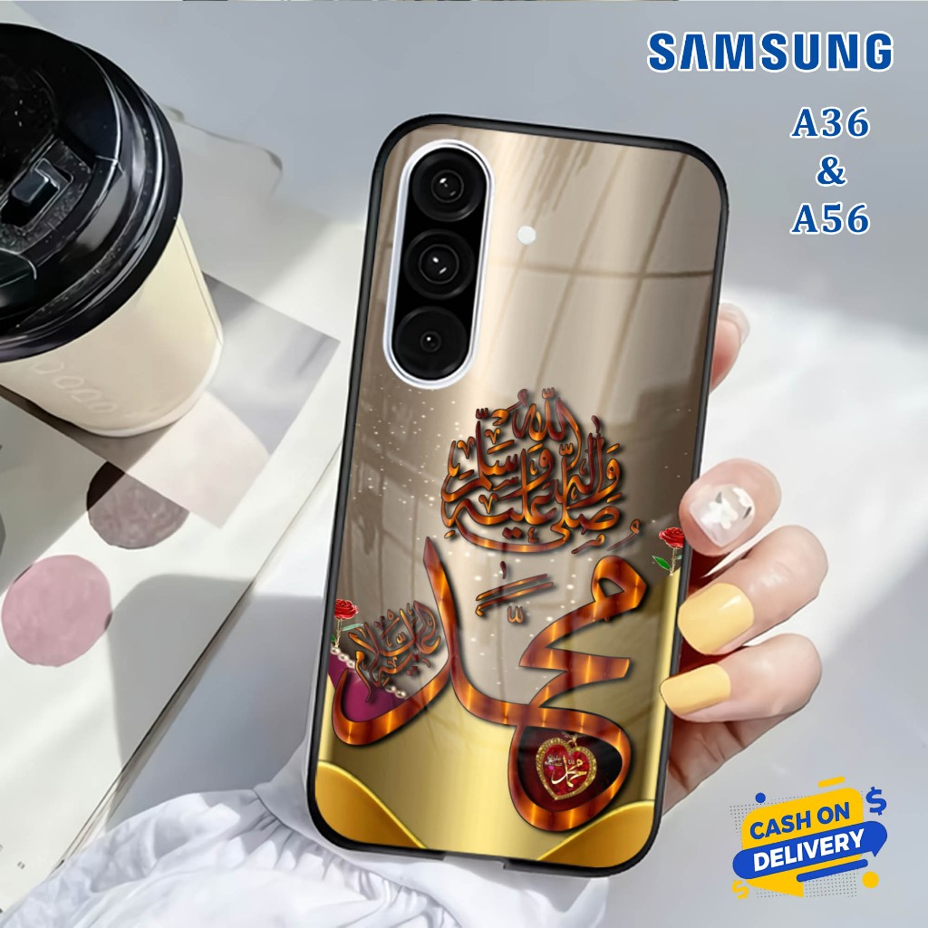 Softcase Glass Kaca | Case Kaca | Casing Kaca | SAMSUNG A36 , SAMSUNG A56  - [ S85 ].