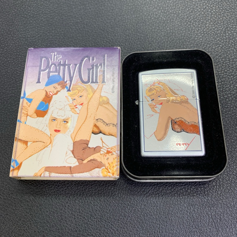 Zippo Original 205 the Petty Girl Lady in Lace Original 100%