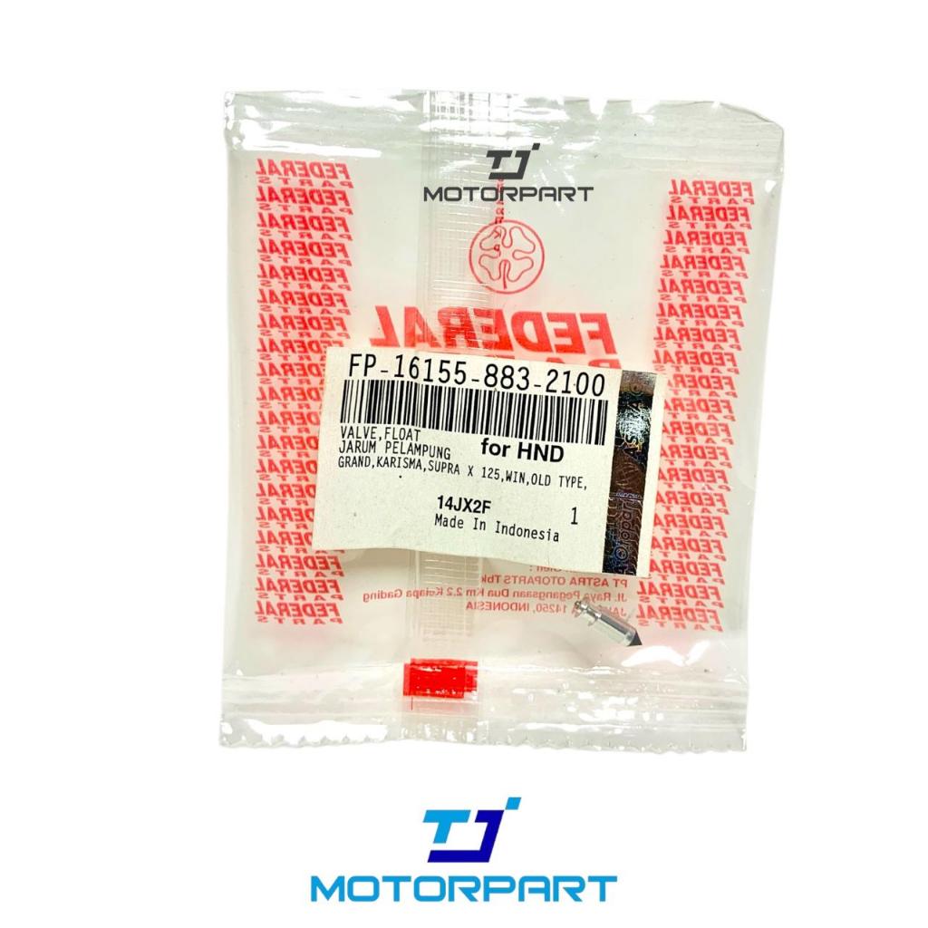 FEDERAL Jarum Pelampung Karbulator Grand, Karisma, Supra X 125, Win FP-16155-883-2100 100% Original