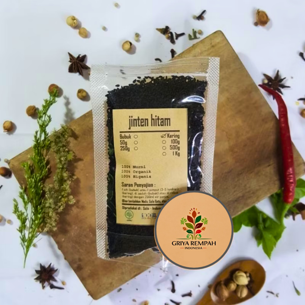 

JINTEN HITAM KERING 500 GRAM Biji Habbatussauda Ramuan Rempah Herbal Alami Bumbu Masak Penyedap Masakan untuk Kesehatan dan Daya Tahan Tubuh Jintan Habatusauda Simplisia Nigella sativa