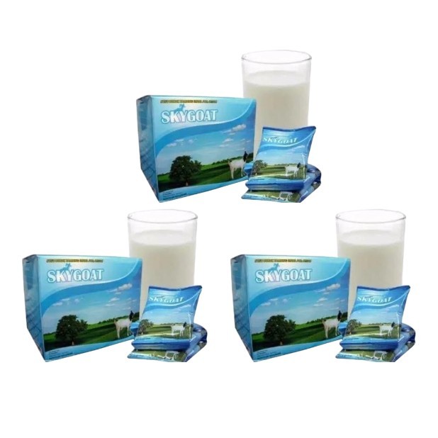 

3 box susu bebas laktosa I susu kambing I skygoat original