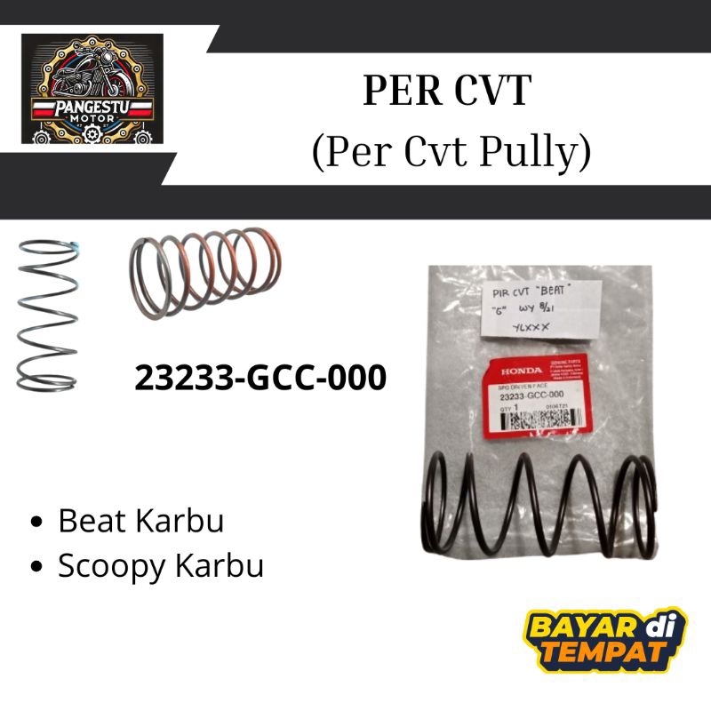 Per Pir CVT Beat Karbu Scoopy Karbu (GCC) ORI HONDA