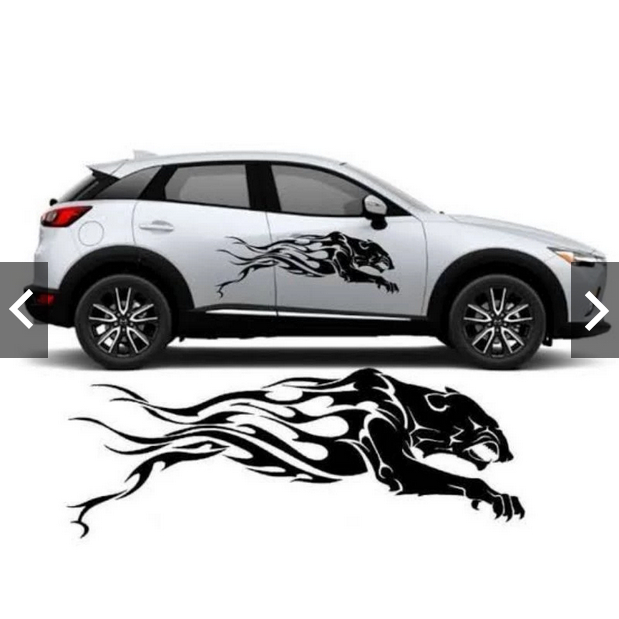 sticker stiker cutting mobil macan tribal keren ayla agya avanza mazda sedan jazz civic soluna vios 