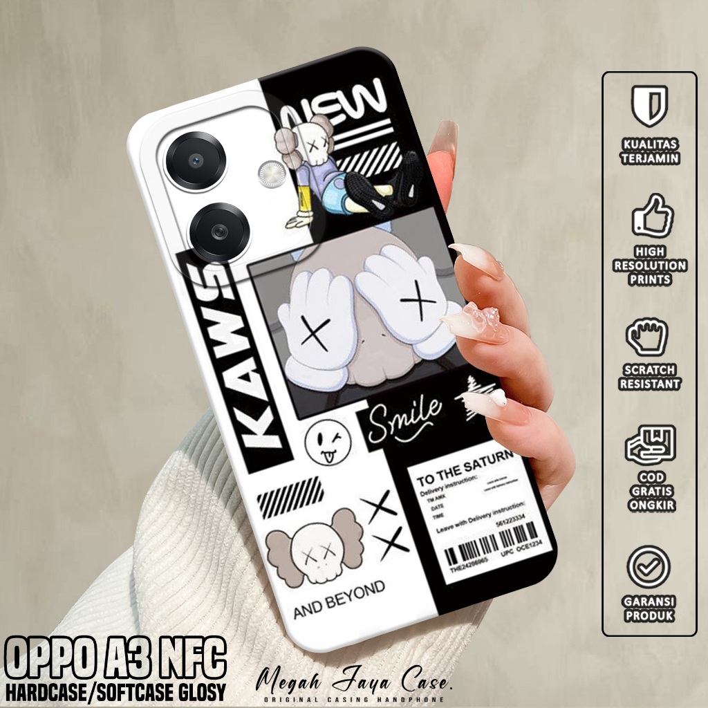 Case Hp OPPO A3 NFC - Casing OPPO A3 NFC Motif AES - Silikon OPPO A3 NFC - Softcase Hp OPPO A3 NFC -
