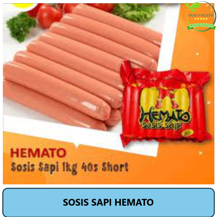 

SOSIS HEMATO HARGA TERJANGKAU SOSIS SAPI HEMATO 1KG dan 500 GR