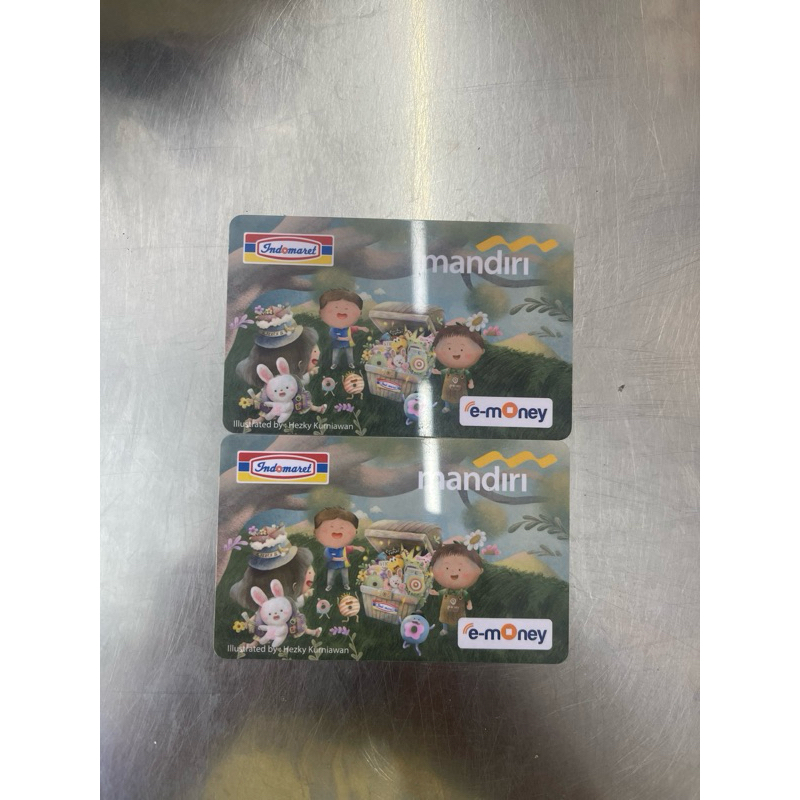 emoney mandiri indomaret new card