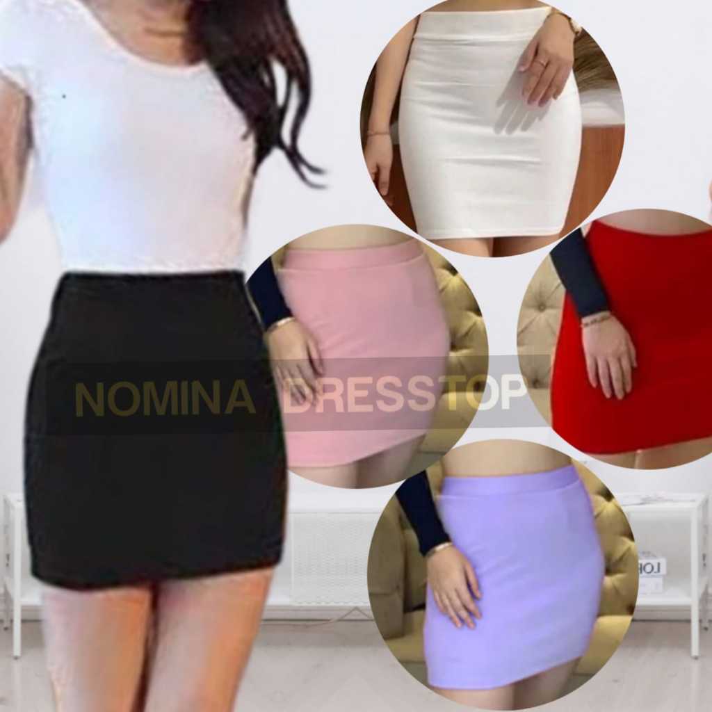Rok Mini Span / Rok Mini Sexy / Rok kerja Kantor  / Rok Span Pendek