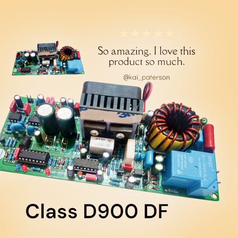 kit Class D900 dual feedback limiter power amplifier