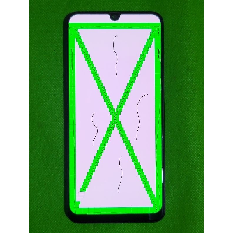 lcd sett frame samsung a50s minus dikit