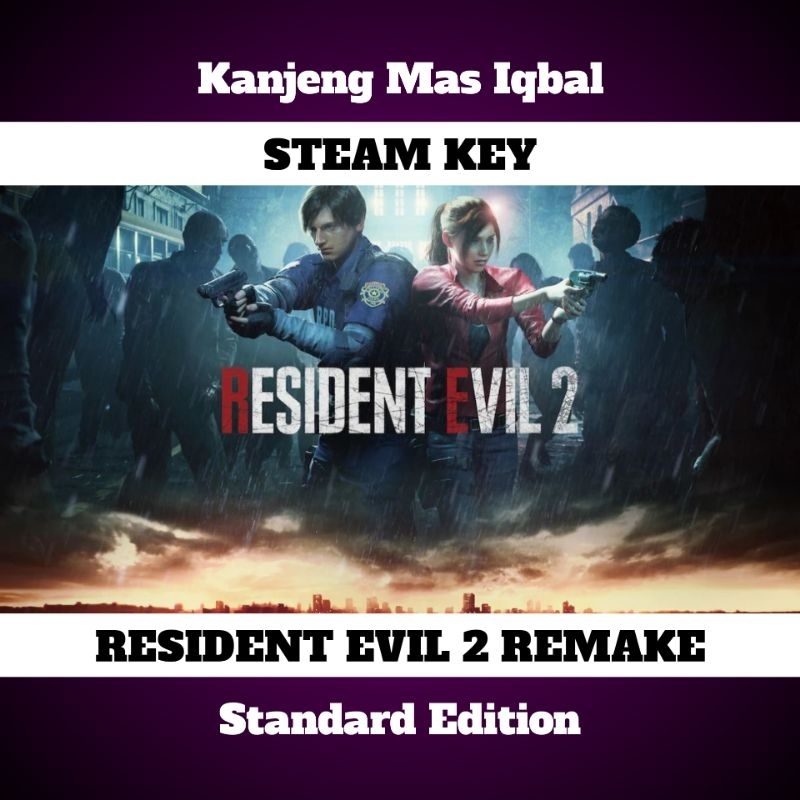 Resident Evil : 2 Remake Standard Edition - Original PC Game Key