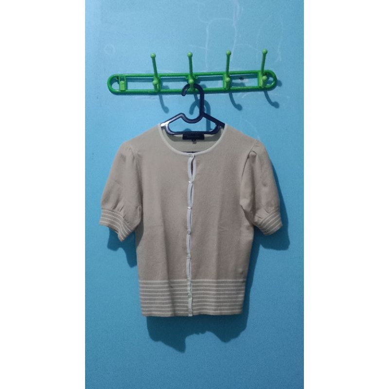 cardigan lengan pendek