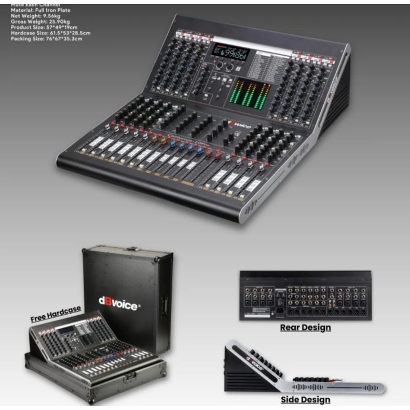 Mixer dbvoice California 10 Pro Original 10 Channel Dbvoice CALIFORNIA-10PRO
