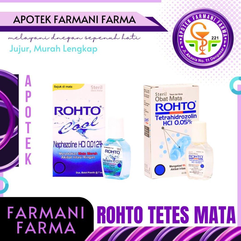 ROHTO TETES MATA PUTIH / ROHTO COOL / ROHTO EXTRA V