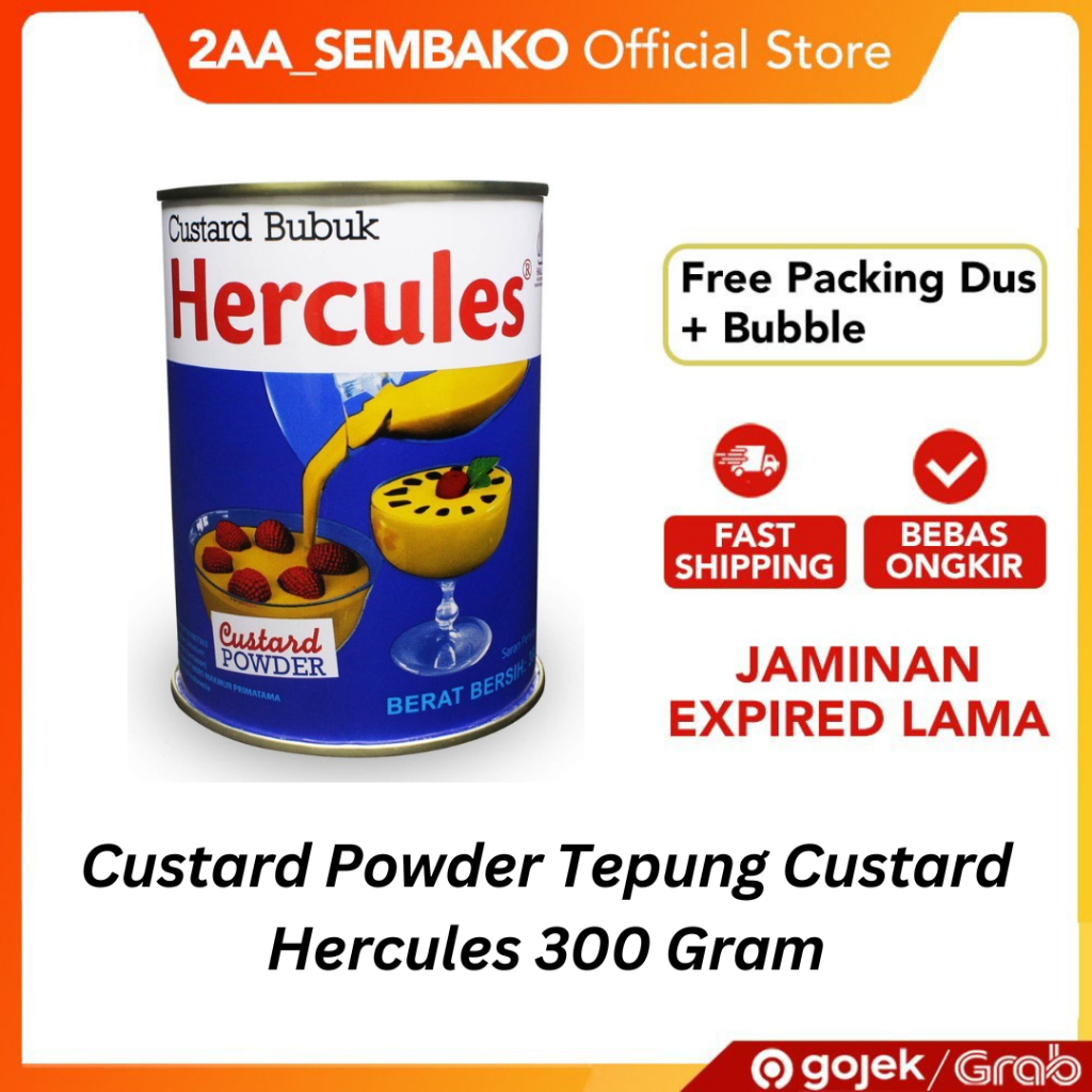 

Hercules Custard Powder Tepung Custard Bubuk 300 Gram