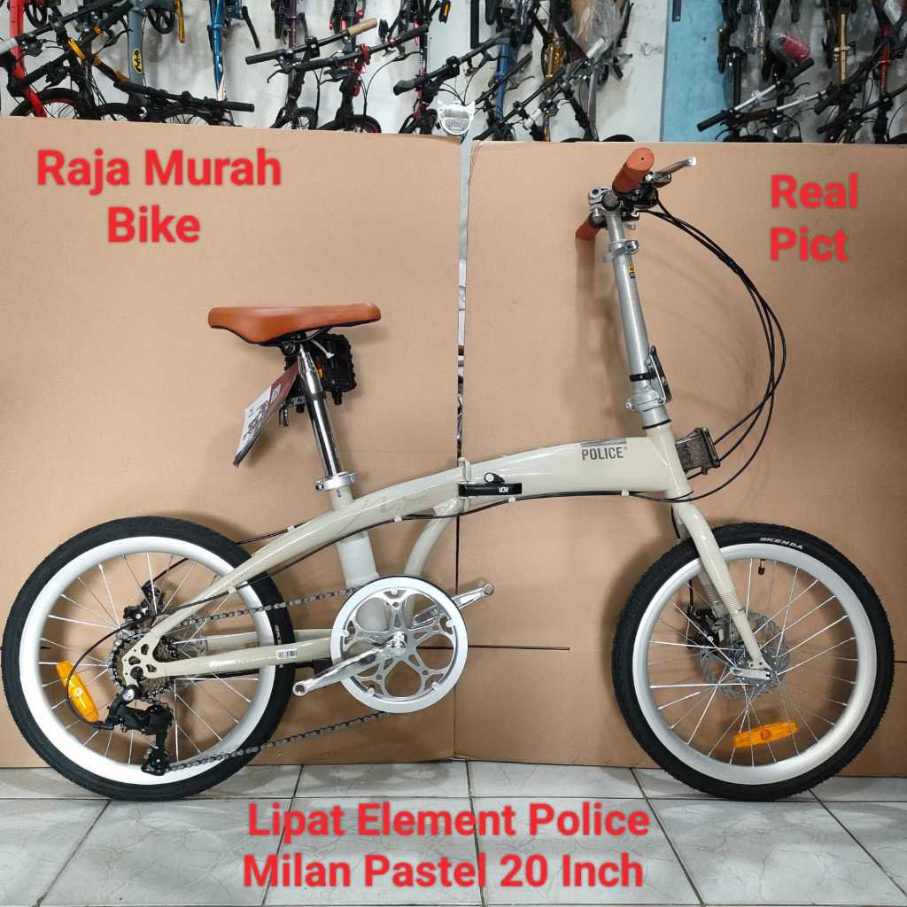 Sepeda Lipat 20 Inch Element Police Milan Pastel Sepeda Lipat Milan Pastel 20 Inch