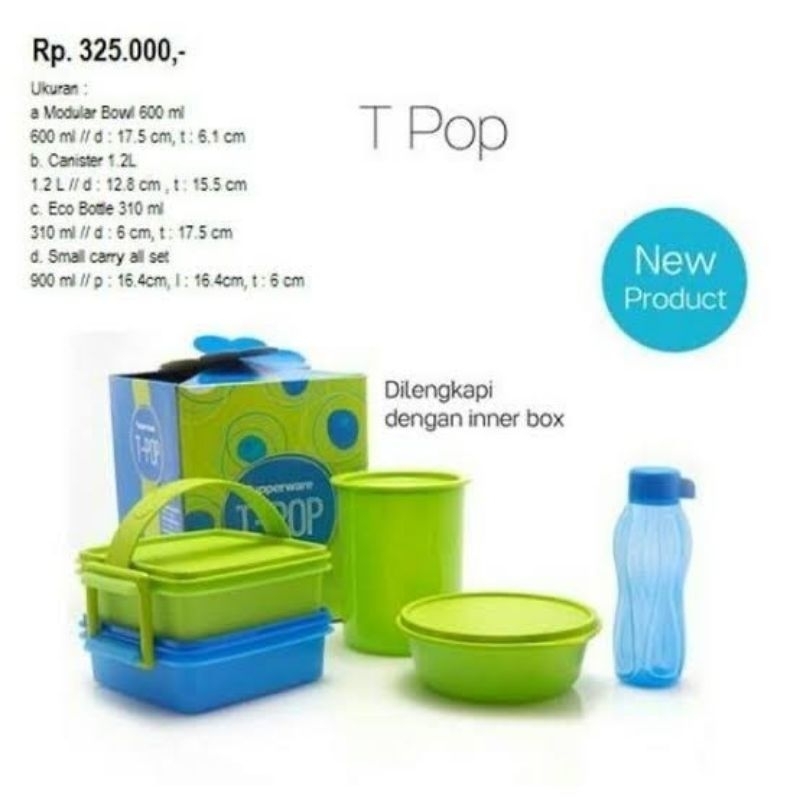 T Pop Tupperware