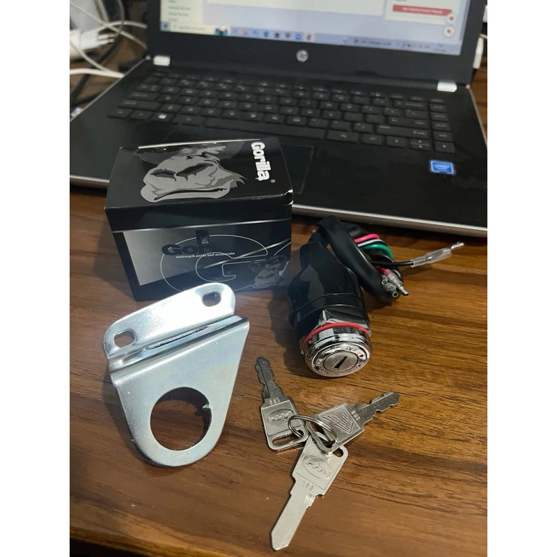 (COD) Kunci Kontakk CB CG 125 GL Kabel 4 Import Set Pangkon Dudukan Krum TERMURAH