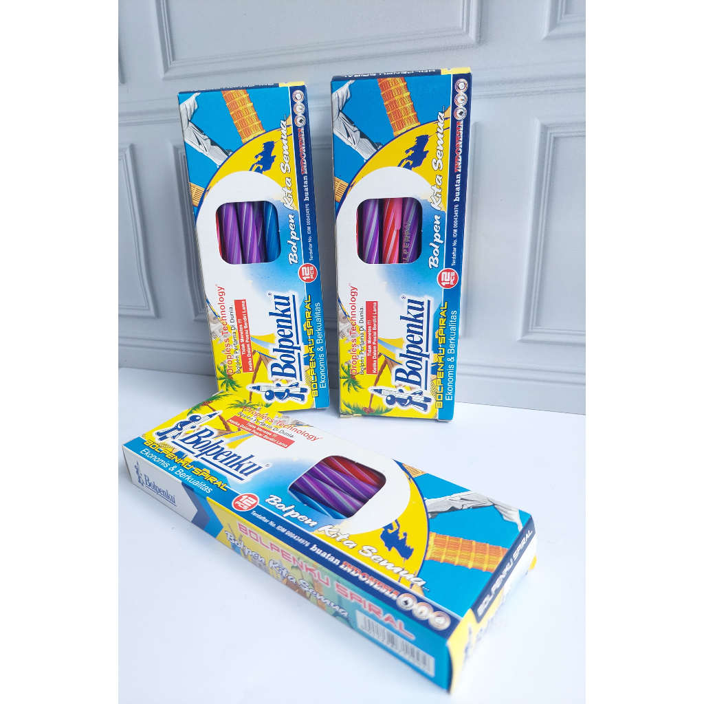 

Bolpenku- Bolpen Spiral Ekonomis dan Berkualitas 12 pcs