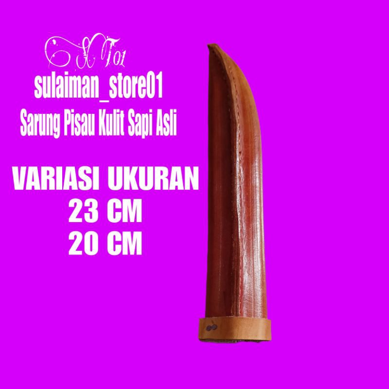 SARUNG PISAU KULIT SAPI ASLI
