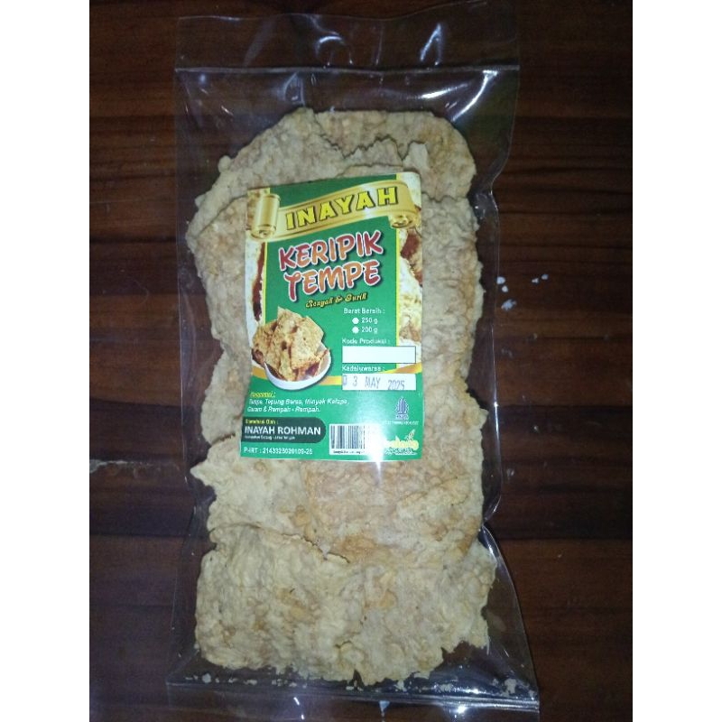 

Tempe kripik Inayah (Original) 200g
