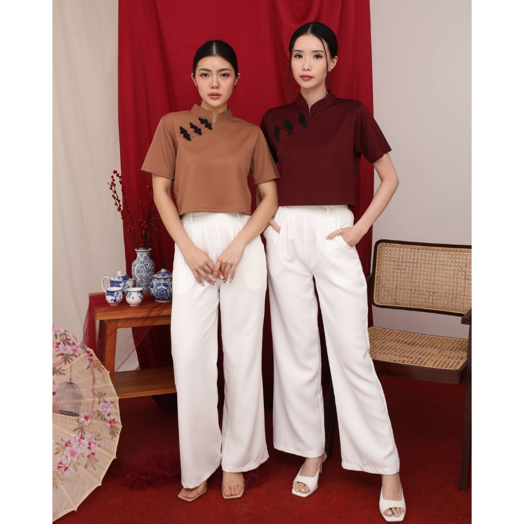 [ Canary ] Wen Knit Top / Baju Wanita / Blouse Wanita