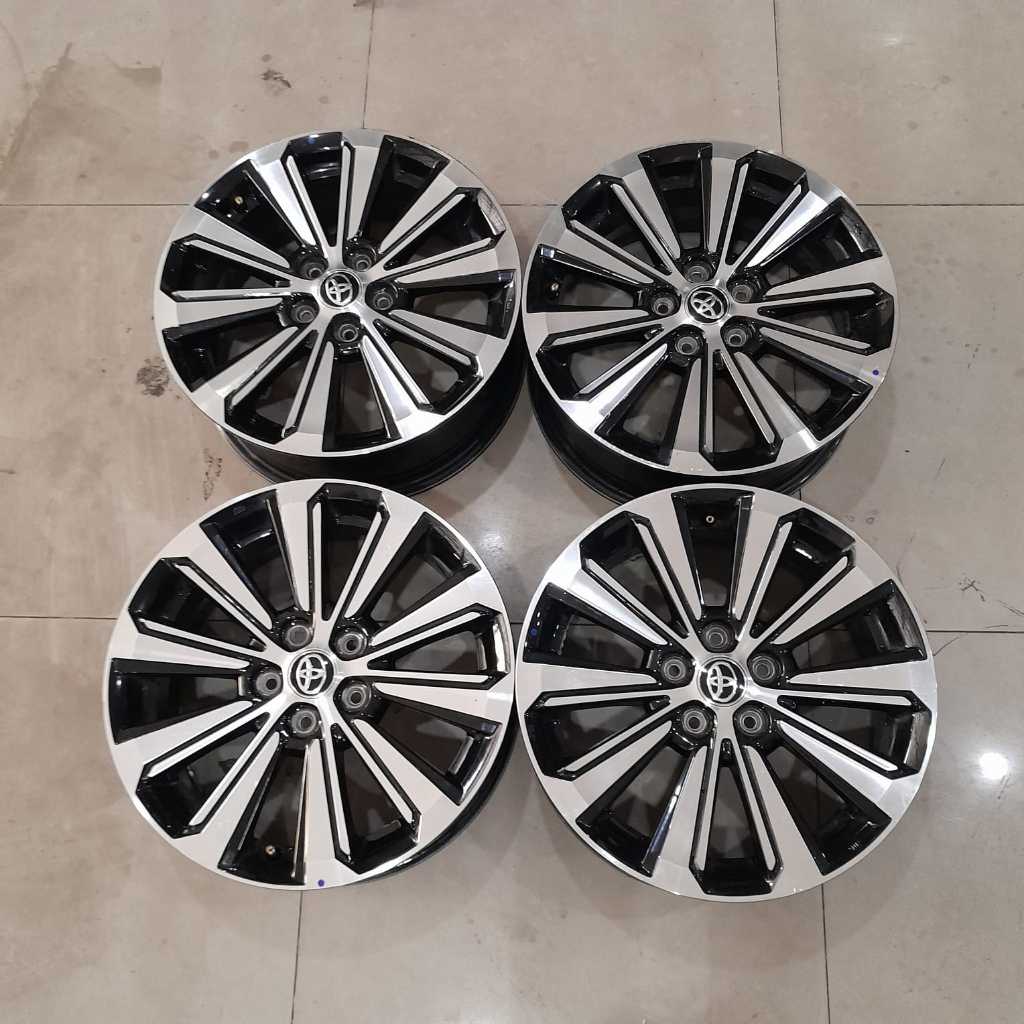 Velg Mobil Bekas Std New Avanza Veloz Two Tone Ring 16 Lebar 6 Pcd 5x100