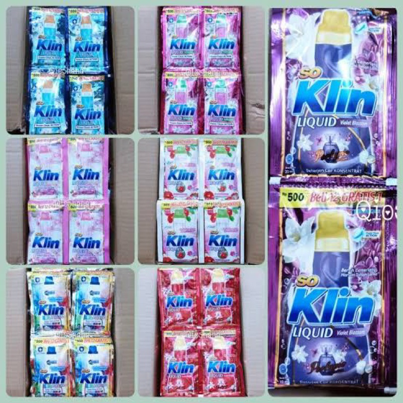 SO KLIN LIQUID Sachet/ Sabun so klin liquid murah
