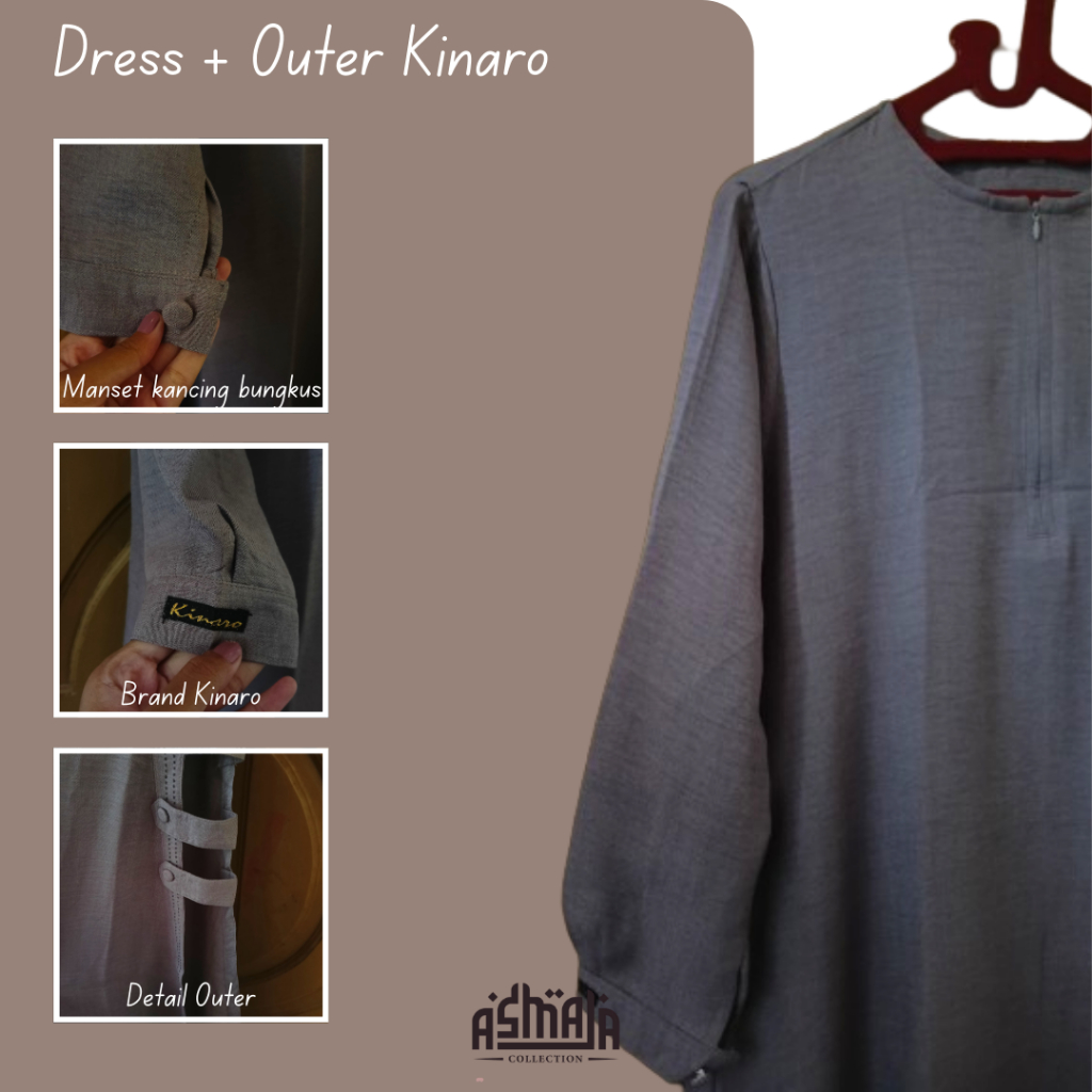 [NEW] Set Gamis dan Outer by Kinaro Exclusive